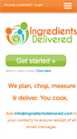Mobile Screenshot of ingredientsdelivered.com